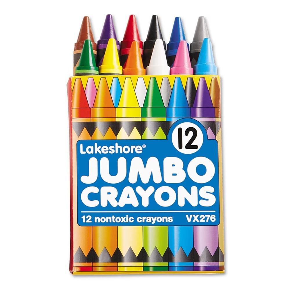 Lakeshore Jumbo Crayons Set of 15